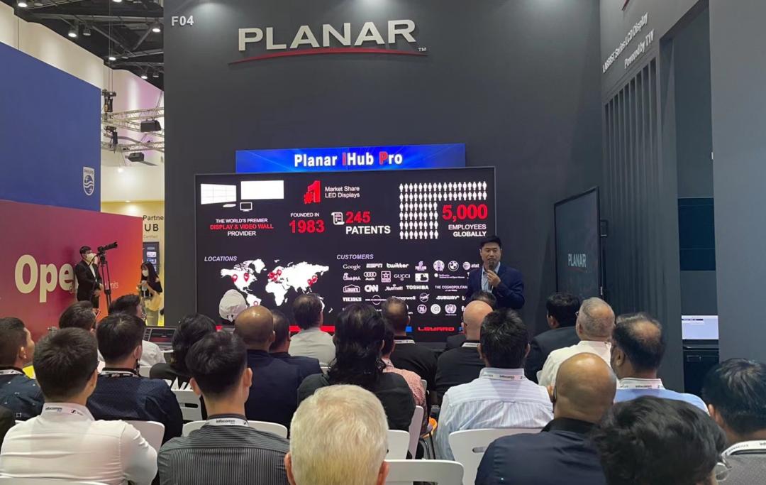 InfoComm Asia | ng28.comPlanar全球首发第四代Micro LED智能一体机